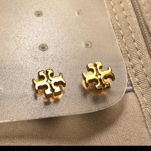 Yellow Gold Tory Burch Earrings